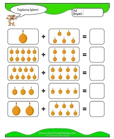 Toplama İşlemi Çalışma Sayfaları